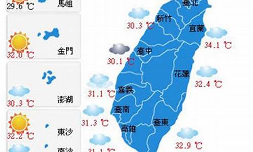 台湾台中天气预报15天查询表_台湾中坜天气预报