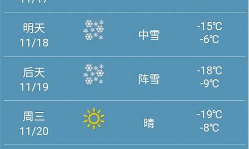 黑龙江天气未来一周气象图_黑龙江省未来一周天气预报穿衣指数查询