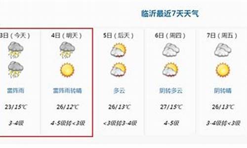 山东临沂一周天气预报七天详情查询表_山东临沂一周天气预报七天详情查询